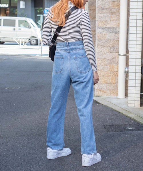 WEGO（ウィゴー）の「WEGO/リブハイネックニット（ニット/セーター・レディース・ブラック/オフホワイト/ホワイト系その他5/その他1・FREE）」の14枚目の写真