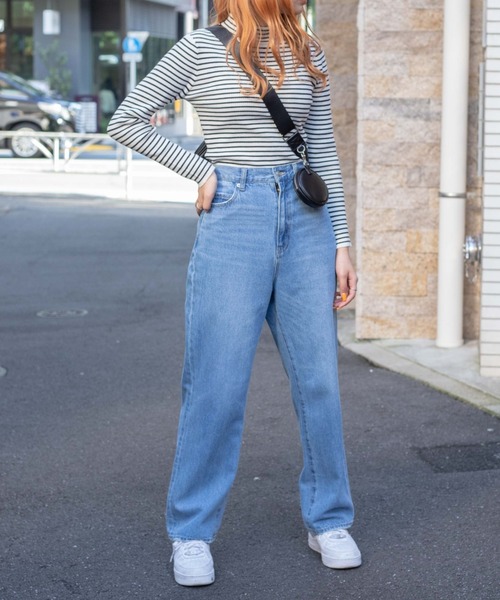 WEGO（ウィゴー）の「WEGO/リブハイネックニット（ニット/セーター・レディース・ブラック/オフホワイト/ホワイト系その他5/その他1・FREE）」の13枚目の写真