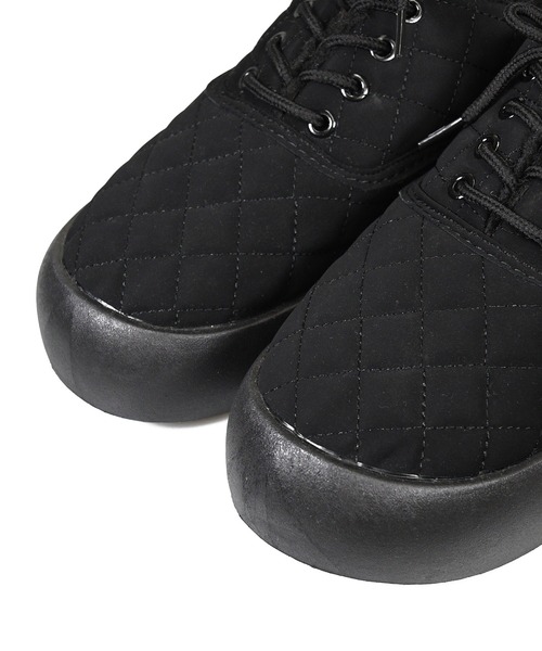 NOFALL（ノーフォール）の「キルティングボアレースアップスニーカー（スニーカー・レディース・ブラック/ベージュ・LL/3L/S/M/L）」の19枚目の写真