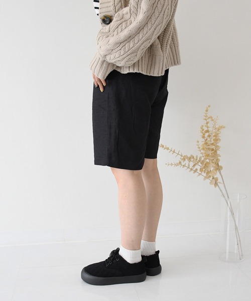 NOFALL（ノーフォール）の「キルティングボアレースアップスニーカー（スニーカー・レディース・ブラック/ベージュ・LL/3L/S/M/L）」の3枚目の写真