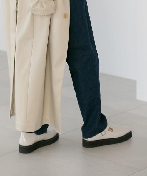 CITEN（シテン）の「＜CITEN（シテン）＞トラックソール Tストラップ シューズ（その他シューズ・レディース・ブラック/オフホワイト・M/L/S）」の3枚目の写真