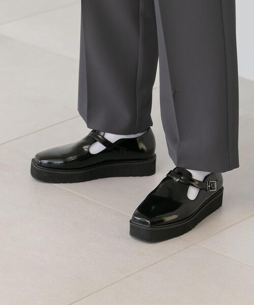 CITEN（シテン）の「＜CITEN（シテン）＞トラックソール Tストラップ シューズ（その他シューズ・レディース・ブラック/オフホワイト・M/L/S）」の5枚目の写真