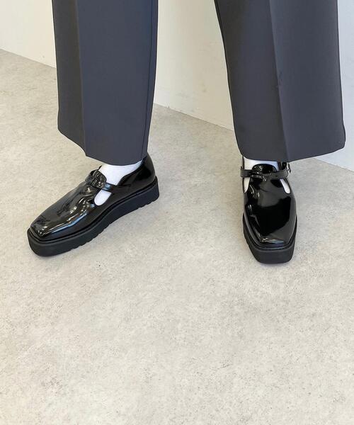 CITEN（シテン）の「＜CITEN（シテン）＞トラックソール Tストラップ シューズ（その他シューズ・レディース・ブラック/オフホワイト・M/L/S）」の10枚目の写真