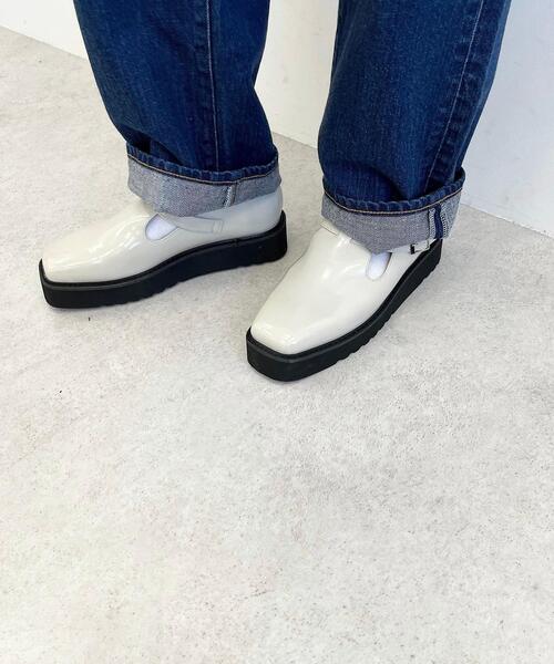 CITEN（シテン）の「＜CITEN（シテン）＞トラックソール Tストラップ シューズ（その他シューズ・レディース・ブラック/オフホワイト・M/L/S）」の15枚目の写真