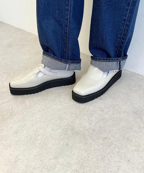 CITEN（シテン）の「＜CITEN（シテン）＞トラックソール Tストラップ シューズ（その他シューズ・レディース・ブラック/オフホワイト・M/L/S）」の14枚目の写真