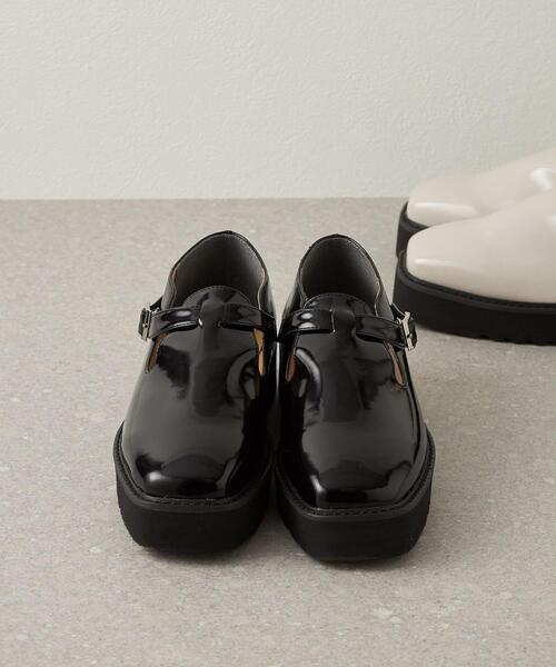 CITEN（シテン）の「＜CITEN（シテン）＞トラックソール Tストラップ シューズ（その他シューズ・レディース・ブラック/オフホワイト・M/L/S）」の13枚目の写真