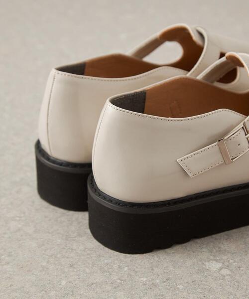 CITEN（シテン）の「＜CITEN（シテン）＞トラックソール Tストラップ シューズ（その他シューズ・レディース・ブラック/オフホワイト・M/L/S）」の18枚目の写真