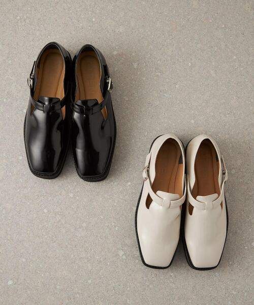 CITEN（シテン）の「＜CITEN（シテン）＞トラックソール Tストラップ シューズ（その他シューズ・レディース・ブラック/オフホワイト・M/L/S）」の17枚目の写真