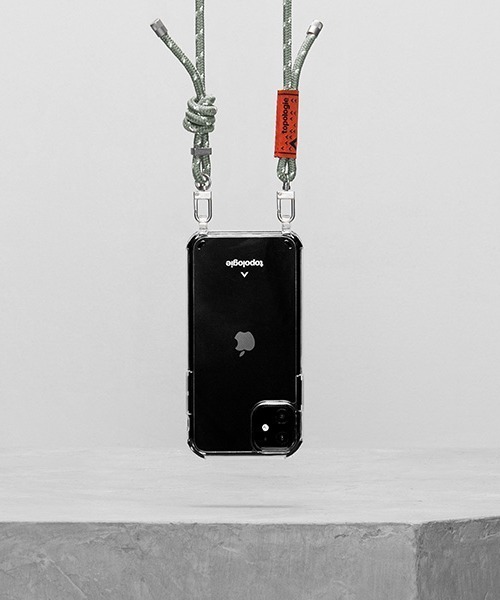 Topologie(トポロジー)の「Topologie /トポロジー Verdon クリアフォンケース (iPhone11対応)(スマホケース/カバー・レディース・ベージュ/セージグリーン・FREE)」の1枚目の写真