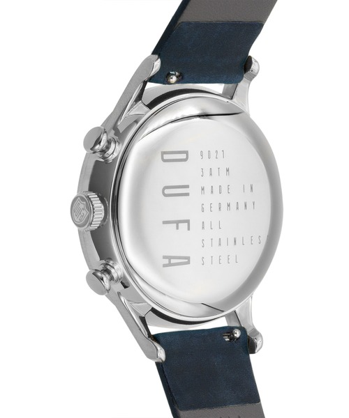 DUFA（ドゥッファ）の「DUFA VAN DER ROHE BARCELONA CHRONOGRAPH ファンデルローエ バルセロナ クロノグラフ 腕時計 DF9021J4 メンズ（アナログ腕時計・メンズ・ブルー・FREE）」の6枚目の写真