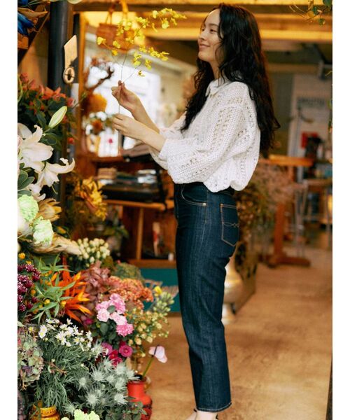 Ungrid(アングリッド)の「レースルーズシャツ(シャツ/ブラウス・レディース・オフホワイト/イエロー・FREE)」の4枚目の写真