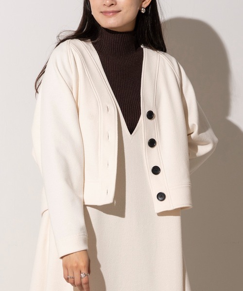 ブークレニットカーディガン（シャツ/ブラウス）｜EUCLAID