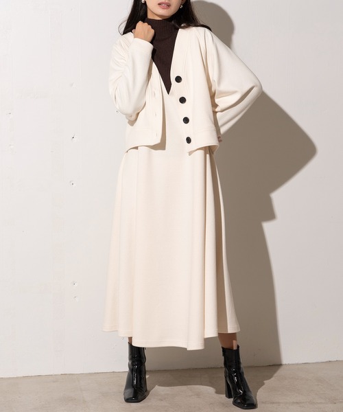 ブークレニットカーディガン（シャツ/ブラウス）｜EUCLAID