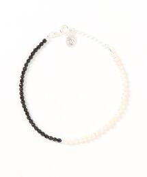 SAINTS（セインツ）の「【W】【it】【SAINTS】淡水パール×ストーンカットビーズブレスレット（ブレスレット）」