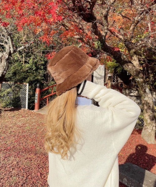 エコファーバケットハット(ハット)|COLOR TOKYO ACCESSORIES(カラートウキョウアクセサリー) エコファーバケットハット(ハット)|COLOR TOKYO ACCESSORIES(カラートウキョウアクセサリー)