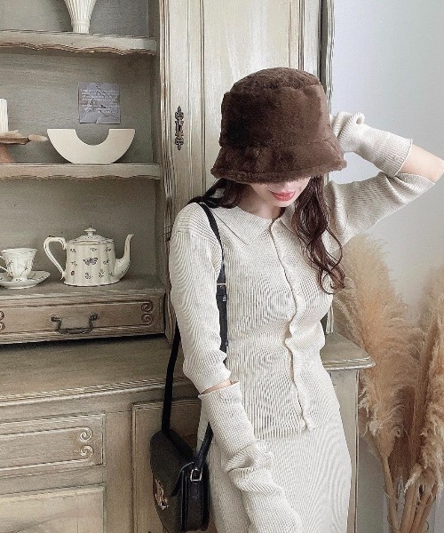 エコファーバケットハット(ハット)|COLOR TOKYO ACCESSORIES(カラートウキョウアクセサリー) エコファーバケットハット(ハット)|COLOR TOKYO ACCESSORIES(カラートウキョウアクセサリー)