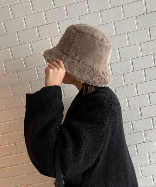 エコファーバケットハット(ハット)|COLOR TOKYO ACCESSORIES(カラートウキョウアクセサリー) エコファーバケットハット(ハット)|COLOR TOKYO ACCESSORIES(カラートウキョウアクセサリー)
