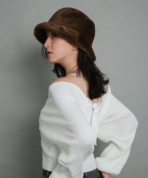 エコファーバケットハット(ハット)|COLOR TOKYO ACCESSORIES(カラートウキョウアクセサリー) エコファーバケットハット(ハット)|COLOR TOKYO ACCESSORIES(カラートウキョウアクセサリー)