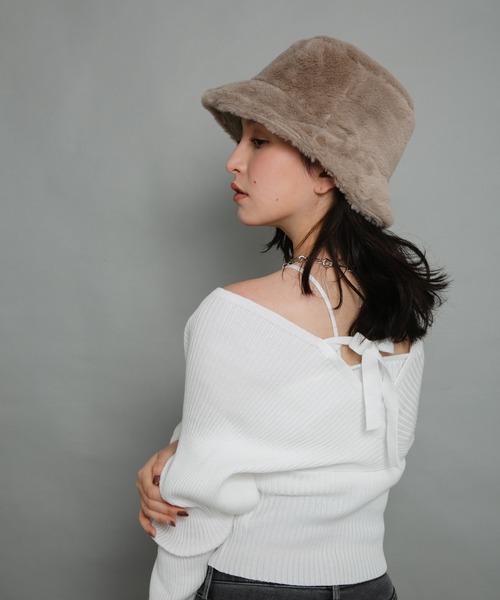 エコファーバケットハット(ハット)|COLOR TOKYO ACCESSORIES(カラートウキョウアクセサリー) エコファーバケットハット(ハット)|COLOR TOKYO ACCESSORIES(カラートウキョウアクセサリー)