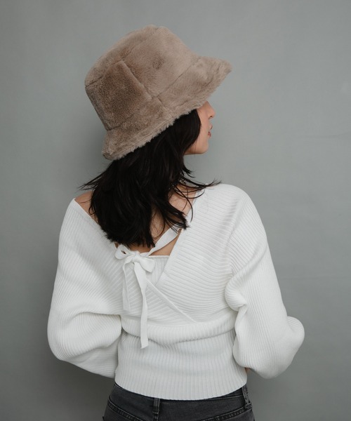 エコファーバケットハット(ハット)|COLOR TOKYO ACCESSORIES(カラートウキョウアクセサリー) エコファーバケットハット(ハット)|COLOR TOKYO ACCESSORIES(カラートウキョウアクセサリー)