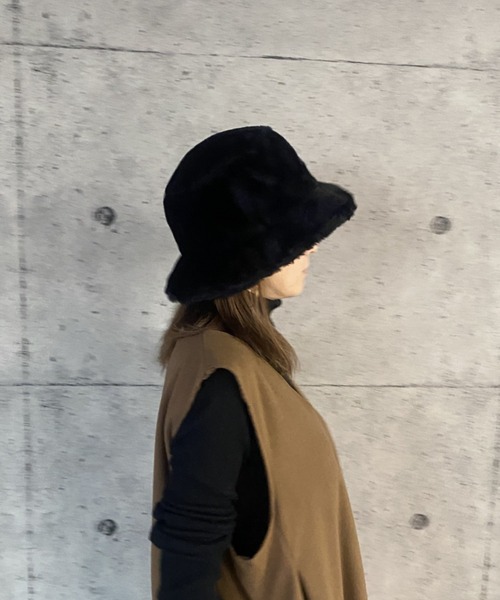 エコファーバケットハット(ハット)|COLOR TOKYO ACCESSORIES(カラートウキョウアクセサリー) エコファーバケットハット(ハット)|COLOR TOKYO ACCESSORIES(カラートウキョウアクセサリー)