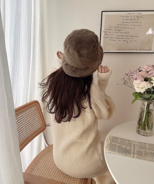 yello 20AW　エコファーコート＋ハット yello 20AW エコファーコート＋ハット COLOR TOKYO ACCESSORIES