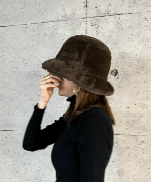 エコファーバケットハット(ハット)|COLOR TOKYO ACCESSORIES(カラートウキョウアクセサリー) エコファーバケットハット(ハット)|COLOR TOKYO ACCESSORIES(カラートウキョウアクセサリー)
