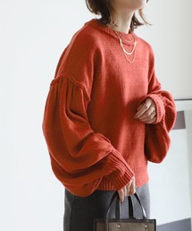 reca | ５GG ボリュームスリーブ起毛ニット(ニット/セーター)