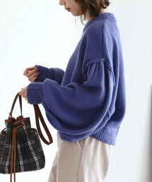 reca | ５GG ボリュームスリーブ起毛ニット(ニット/セーター)