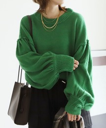 reca | 5GG ボリュームスリーブ起毛ニット(ニット/セーター)