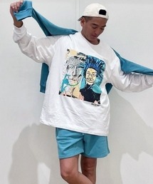 GAP | ジャン＝ミシェル・バスキア Gap グラフィック 長袖tシャツ(Tシャツ/カットソー)