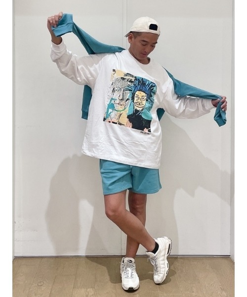 GAP(ギャップ)の「ジャン=ミシェル・バスキア Gap グラフィック 長袖tシャツ(Tシャツ/カットソー・メンズ・レッド/ブルー/イエロー/ホワイト/ブラック/グレー・XS/XL/S/M/L)」の15枚目の写真