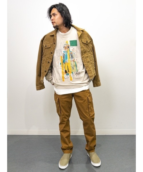 GAP(ギャップ)の「ジャン=ミシェル・バスキア Gap グラフィック 長袖tシャツ(Tシャツ/カットソー・メンズ・レッド/ブルー/イエロー/ホワイト/ブラック/グレー・XS/XL/S/M/L)」の12枚目の写真