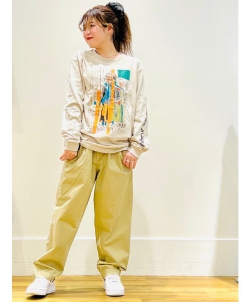 GAP(ギャップ)の「ジャン=ミシェル・バスキア Gap グラフィック 長袖tシャツ(Tシャツ/カットソー・メンズ・レッド/ブルー/イエロー/ホワイト/ブラック/グレー・XS/XL/S/M/L)」の11枚目の写真