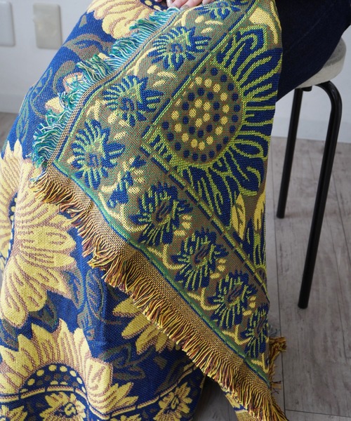 フラワー タッセル ブランケット #（ブランケット）｜Port（ポート）の