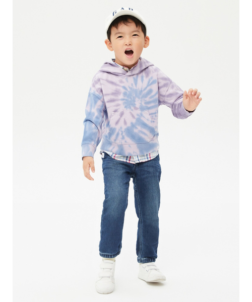 GAP(ギャップ)の「タイダイ プルオーバー パーカー (幼児・ユニセックス)(パーカー・キッズ・ブルー/ラベンダー・2 YRS/4 YRS/5 YRS/3 YRS)」の10枚目の写真