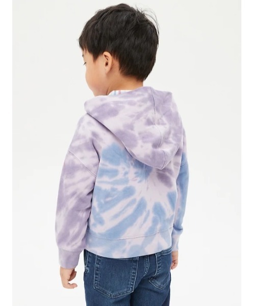 GAP(ギャップ)の「タイダイ プルオーバー パーカー (幼児・ユニセックス)(パーカー・キッズ・ブルー/ラベンダー・2 YRS/4 YRS/5 YRS/3 YRS)」の7枚目の写真
