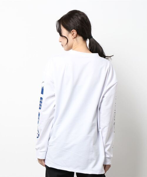ALTROSE（アルトローズ）の「ロンT [ダークサイド]（Tシャツ/カットソー・レディース・ホワイト/ブラック・FREE）」の5枚目の写真