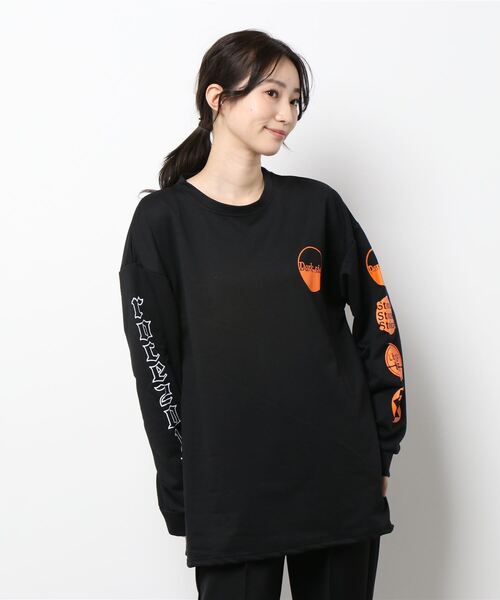 ALTROSE（アルトローズ）の「ロンT [ダークサイド]（Tシャツ/カットソー・レディース・ホワイト/ブラック・FREE）」の16枚目の写真