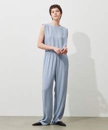 N.O.R.C by the line | ストレッチジョーゼットパンツ(スラックス)