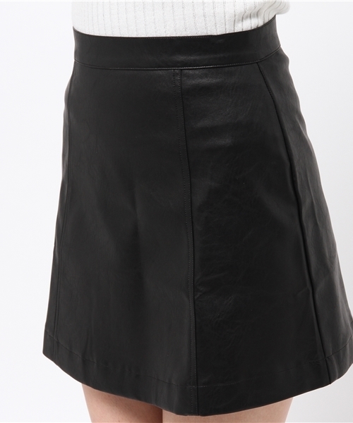 WEGO（ウィゴー）の「WEGO/フェイクレザーミニスカート（スカート・レディース・ブラック・FREE）」の8枚目の写真