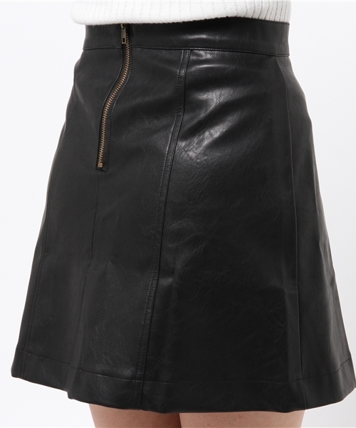 WEGO（ウィゴー）の「WEGO/フェイクレザーミニスカート（スカート・レディース・ブラック・FREE）」の9枚目の写真