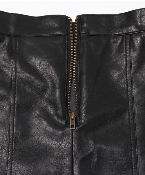 WEGO（ウィゴー）の「WEGO/フェイクレザーミニスカート（スカート・レディース・ブラック・FREE）」の3枚目の写真