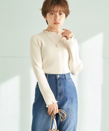 earth music&ecology | ハイネックメローリブニットプルオーバー*(ニット/セーター)
