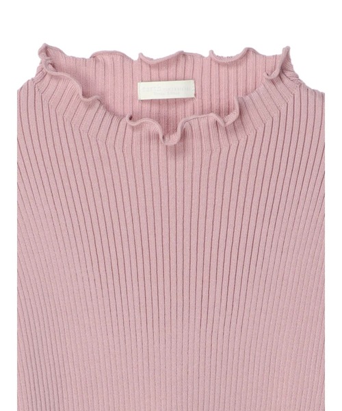 earth music&ecology(アースミュージックアンドエコロジー)の「ハイネックメローリブニットプルオーバー*(ニット/セーター・レディース・ブラック/オフホワイト/サックスブルー/ライトピンク・S/M)」の11枚目の写真