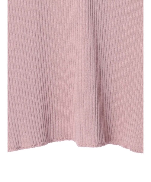 earth music&ecology(アースミュージックアンドエコロジー)の「ハイネックメローリブニットプルオーバー*(ニット/セーター・レディース・ブラック/オフホワイト/サックスブルー/ライトピンク・S/M)」の13枚目の写真