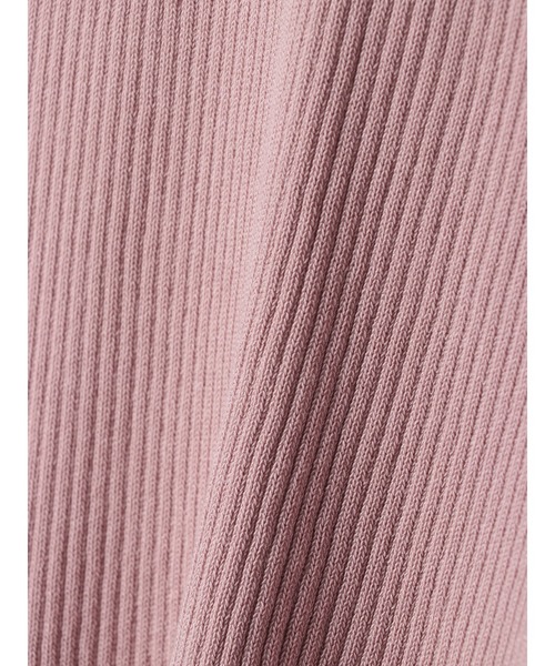 earth music&ecology(アースミュージックアンドエコロジー)の「ハイネックメローリブニットプルオーバー*(ニット/セーター・レディース・ブラック/オフホワイト/サックスブルー/ライトピンク・S/M)」の14枚目の写真