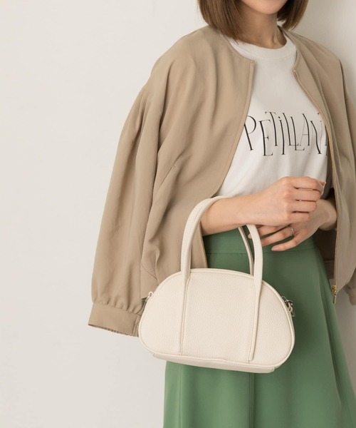 RODE SKO（ロデスコ）の「ラウンドミニバッグ（ショルダーバッグ・レディース・ブルー/ブラック/アイボリー・ONE）」の4枚目の写真