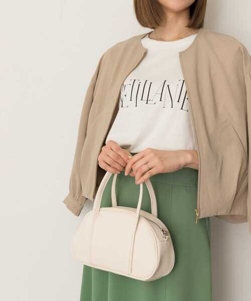 RODE SKO（ロデスコ）の「ラウンドミニバッグ（ショルダーバッグ・レディース・ブルー/ブラック/アイボリー・ONE）」の5枚目の写真