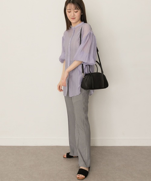 RODE SKO（ロデスコ）の「ラウンドミニバッグ（ショルダーバッグ・レディース・ブルー/ブラック/アイボリー・ONE）」の12枚目の写真